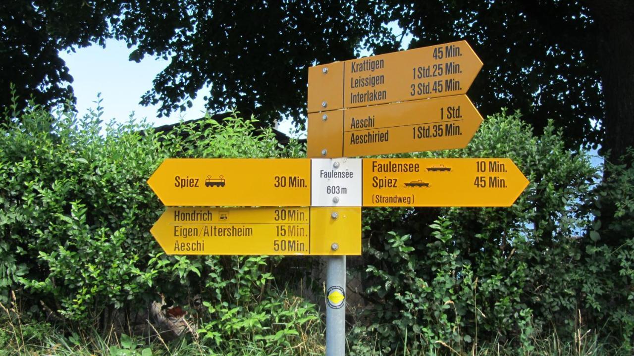 Bahnhoefli Faulensee Buitenkant foto